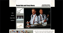 Desktop Screenshot of banjobobandcrazyhenry.com